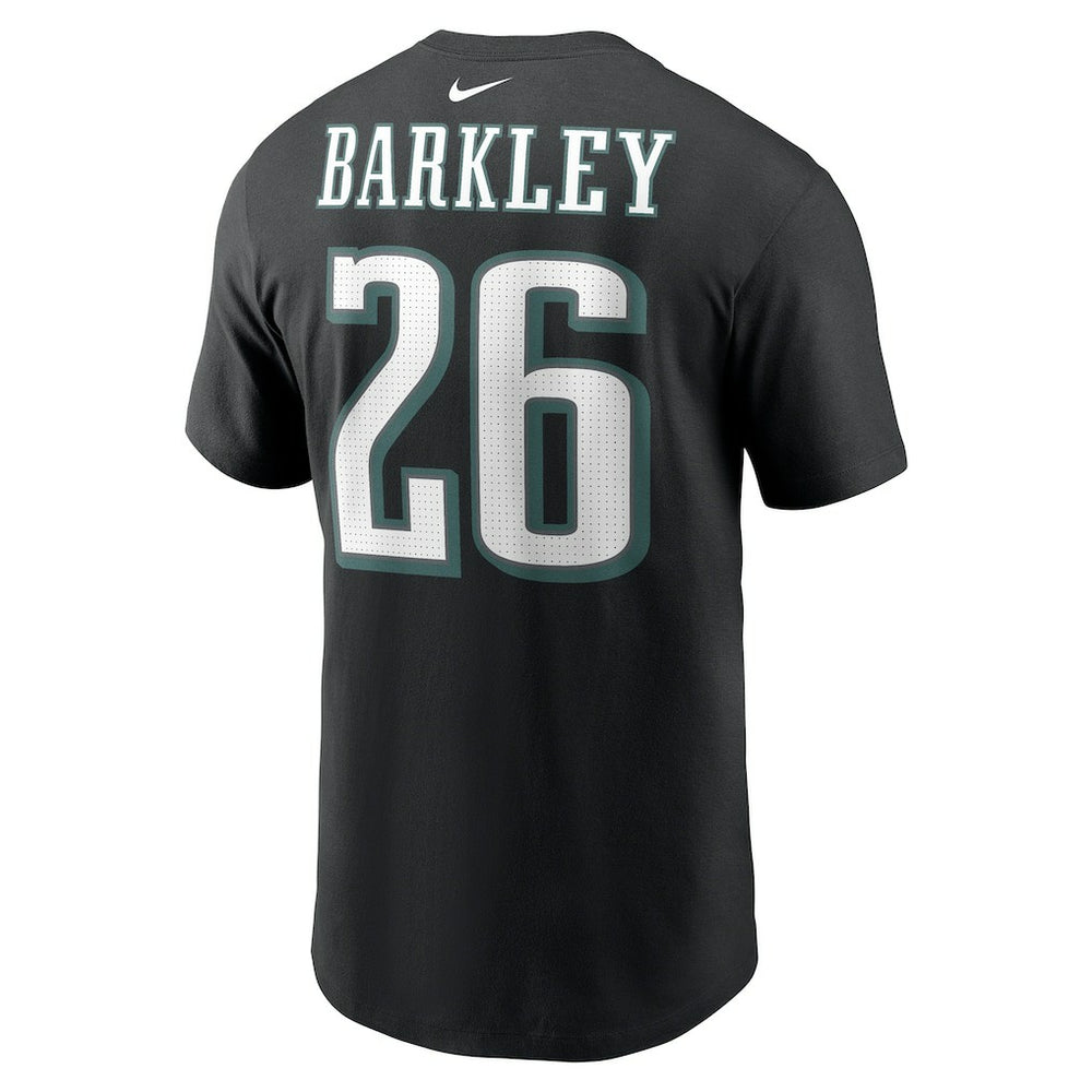 Philadelphia Eagles Saquon Barkley  Player Name & Number T-Shirt | NFL On sale