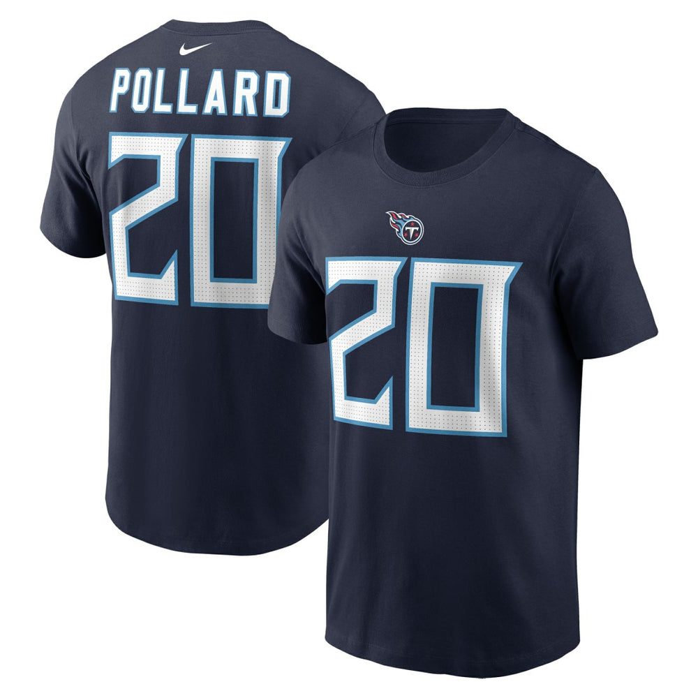 Tennessee Titans Tony Pollard  Player Name & Number T-Shirt | NFL Outlet