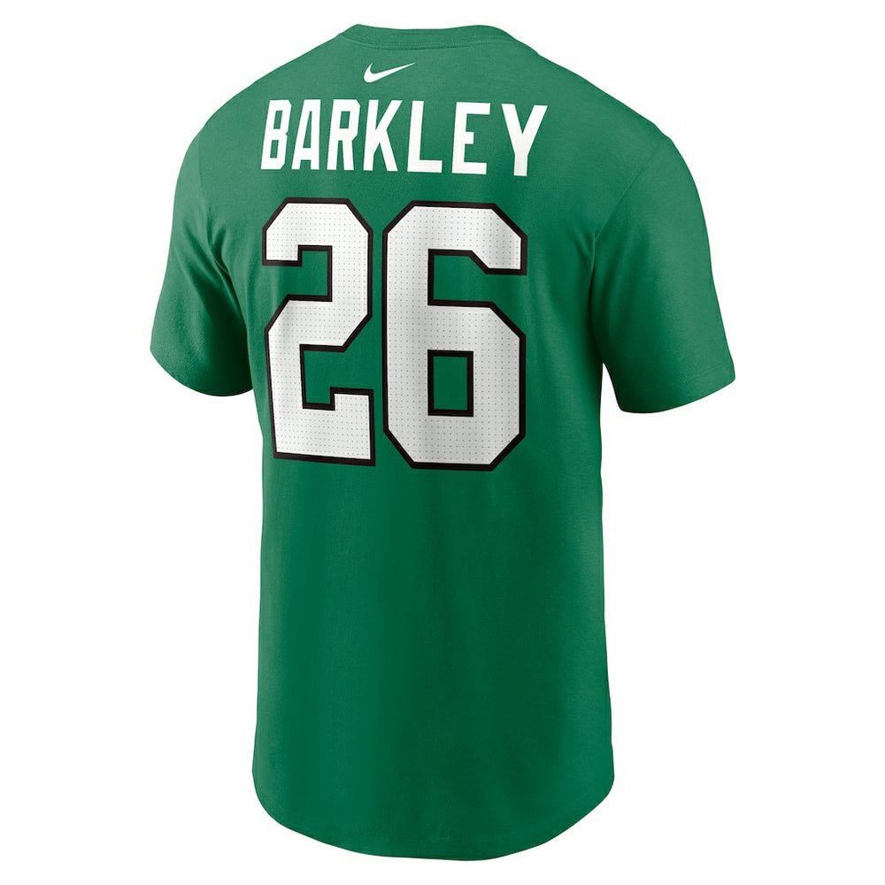 Philadelphia Eagles Saquon Barkley  Player Name & Number T-Shirt | NFL Outlet
