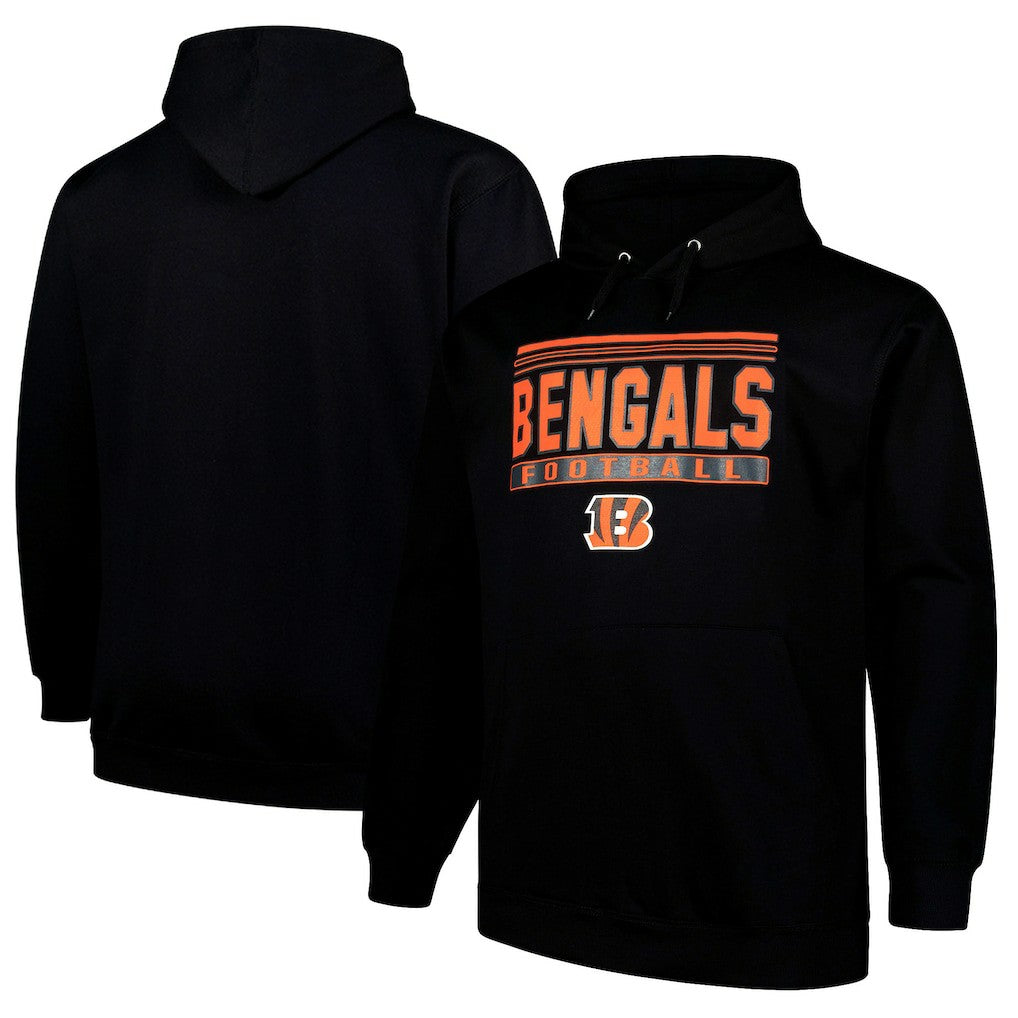 Cincinnati Bengals Big & Tall Pop Pullover Hoodie | NFL Outlet