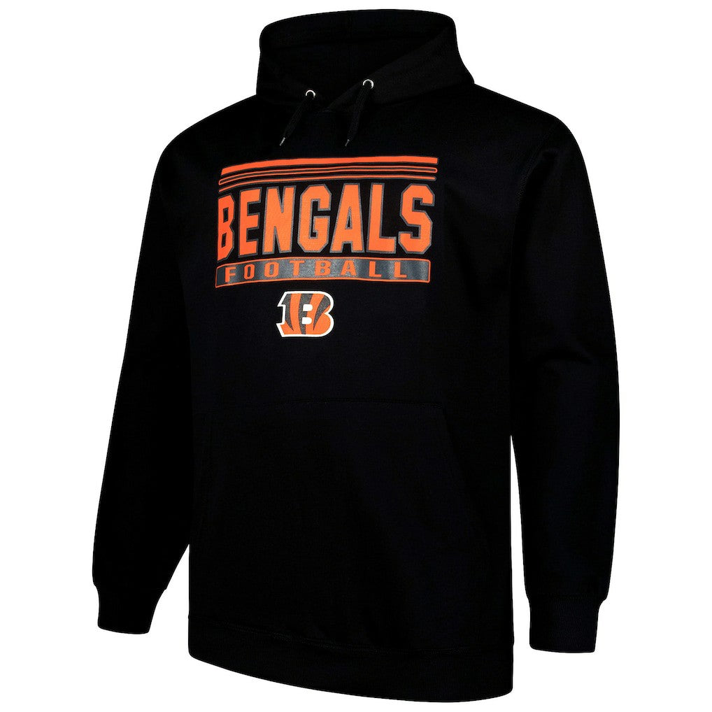Cincinnati Bengals Big & Tall Pop Pullover Hoodie | NFL Outlet