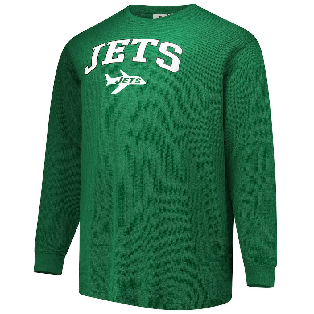 New York Jets Big & Tall Throwback Thermal Long Sleeve T-Shirt | NFL On sale