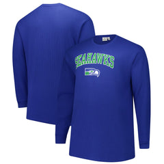 Seattle Seahawks Big & Tall Throwback Thermal Long Sleeve T-Shirt | NFL Outlet