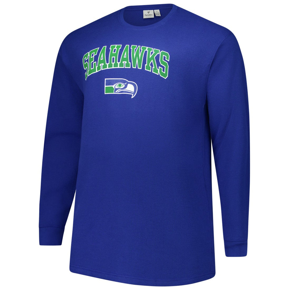 Seattle Seahawks Big & Tall Throwback Thermal Long Sleeve T-Shirt | NFL Outlet