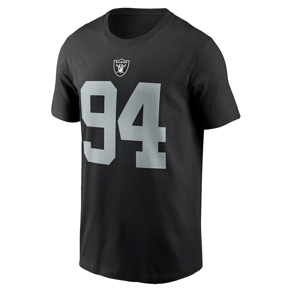 Las Vegas Raiders Christian Wilkins  Player Name & Number T-Shirt | NFL Discount
