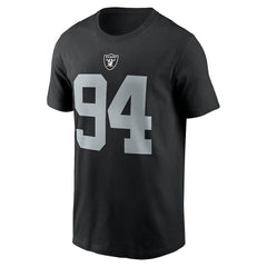 Las Vegas Raiders Christian Wilkins  Player Name & Number T-Shirt | NFL Discount