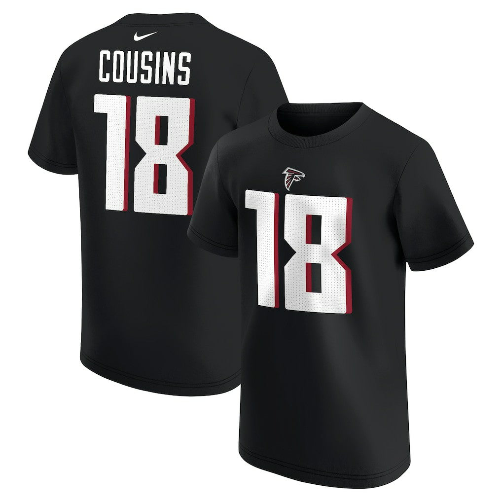 Atlanta Falcons Kirk Cousins  Youth Player Name & Number T-Shirt | NFL Sale