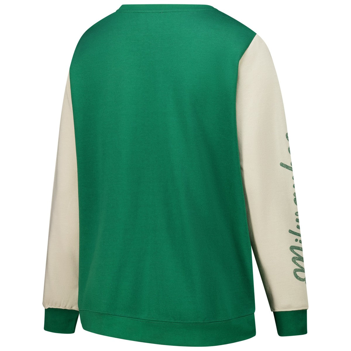 Hunter Green Milwaukee Bucks '47 Women's Plus Size Oversized Rise Andie Pullover Sweatshirt | NBA