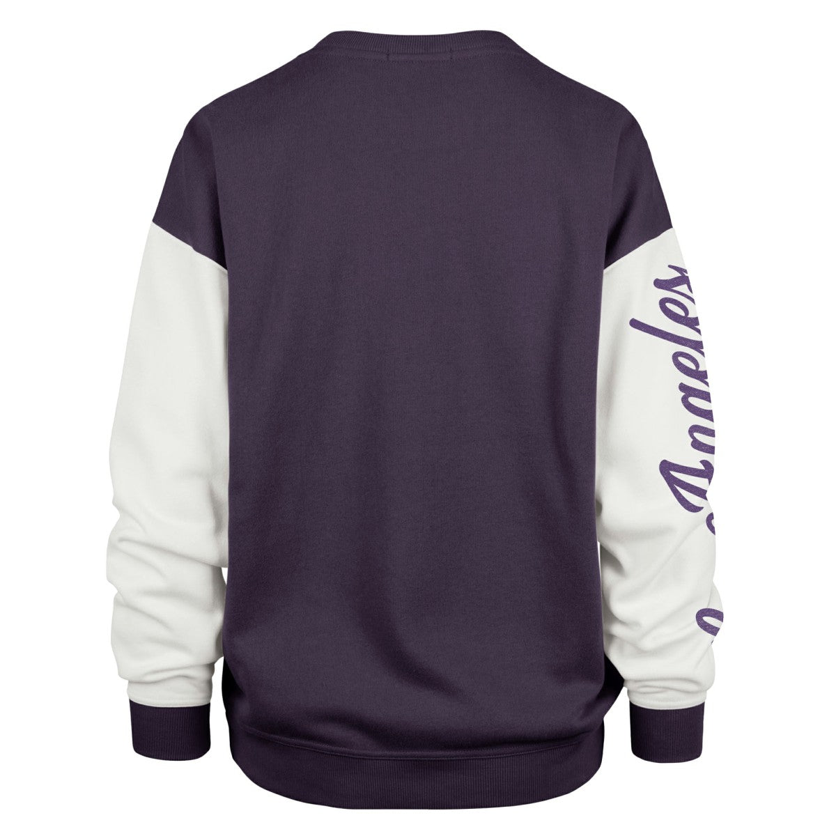 Purple Los Angeles Lakers '47 Women's Plus Size Oversized Rise Andie Pullover Sweatshirt | NBA