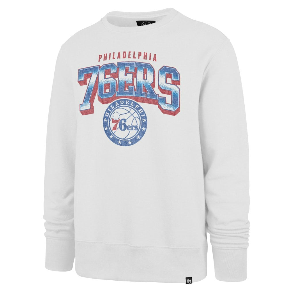 Cream Philadelphia 76ers '47 Big & Tall Spotlight Headline Pullover Sweatshirt | NBA
