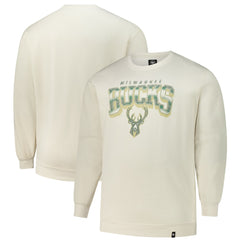 Cream Milwaukee Bucks '47 Big & Tall Spotlight Headline Pullover Sweatshirt | NBA