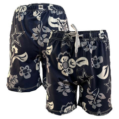 Dallas Cowboys Wes & Willy Youth Floral Volley Swim Trunks | NFL Hot