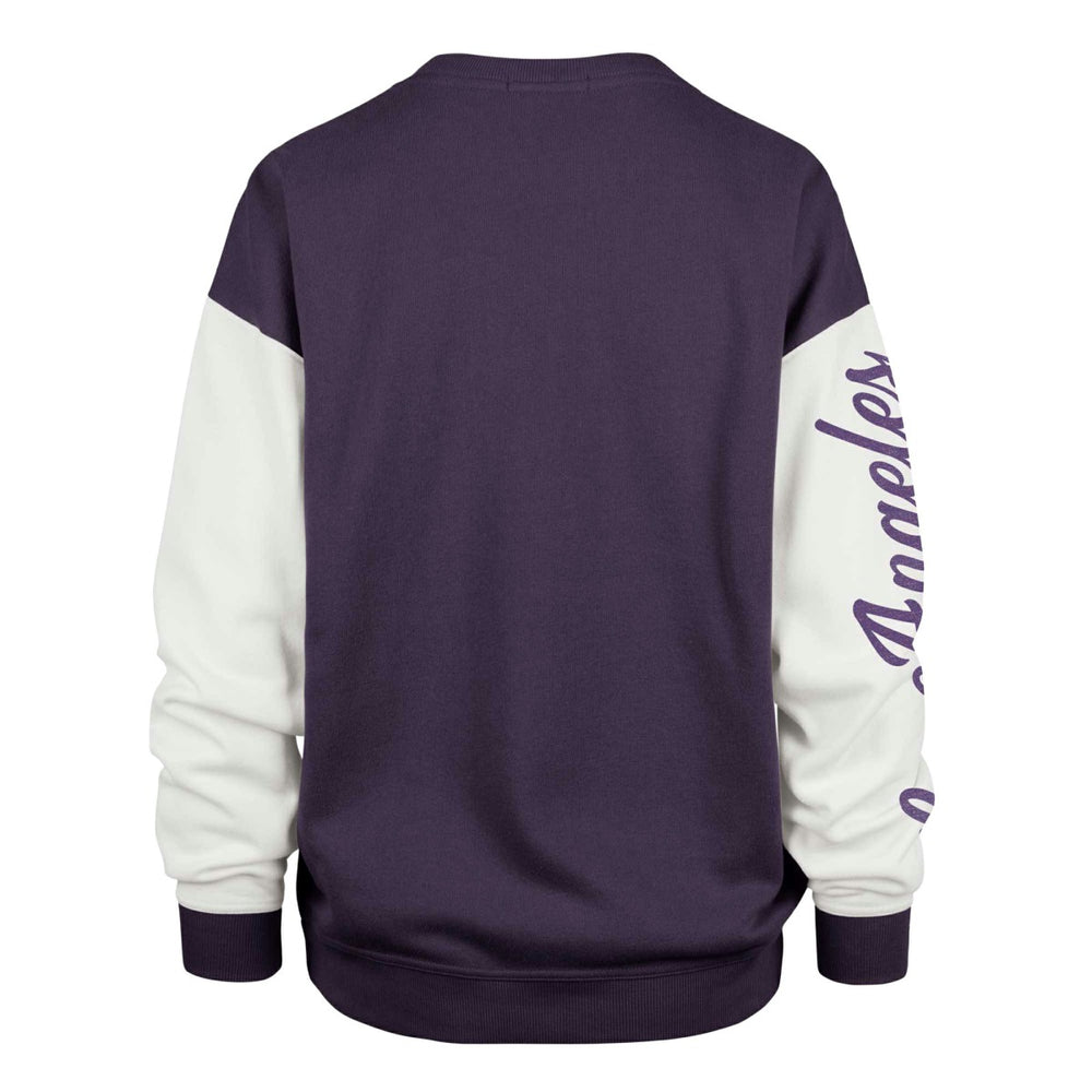 Purple Los Angeles Lakers '47 Women's Rise Andie Pullover Sweatshirt | NBA