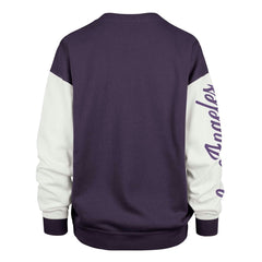 Purple Los Angeles Lakers '47 Women's Rise Andie Pullover Sweatshirt | NBA