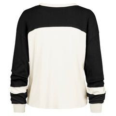 Cream Brooklyn Nets '47 Women's Curve Raglan Long Sleeve T-Shirt | NBA
