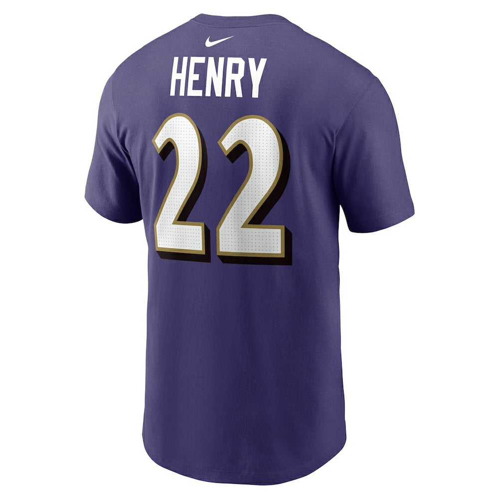 Baltimore Ravens Derrick Henry  Player Name & Number T-Shirt | NFL Sale
