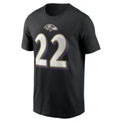 Baltimore Ravens Derrick Henry  Player Name & Number T-Shirt | NFL New