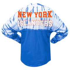 New York Islanders Spirit Jersey Unisex Crystal Half Dye Long Sleeve T-Shirt -  NHL T-shirts