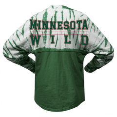 Minnesota Wild Spirit Jersey Unisex Crystal Half Dye Long Sleeve T-Shirt -  NHL T-shirts