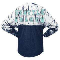 Seattle Kraken Spirit Jersey Unisex Crystal Half Dye Long Sleeve T-Shirt -  NHL T-shirts