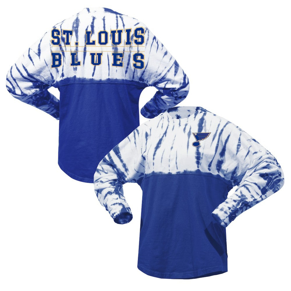St. Louis Blues Spirit Jersey Unisex Crystal Half Dye Long Sleeve T-Shirt -  NHL T-shirts