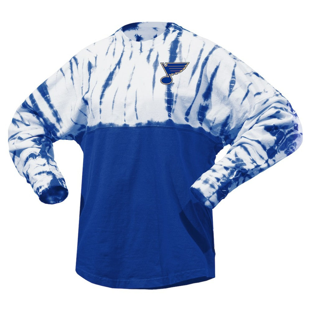 St. Louis Blues Spirit Jersey Unisex Crystal Half Dye Long Sleeve T-Shirt -  NHL T-shirts