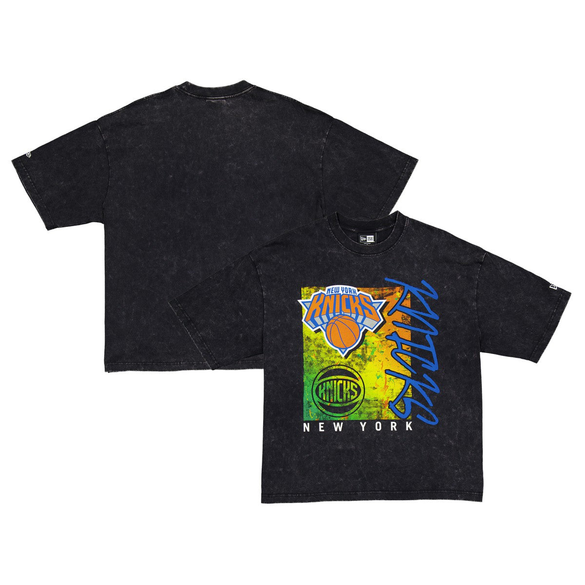 Black New York Knicks Sport Classics Enzyme Washed T-Shirt | NBA
