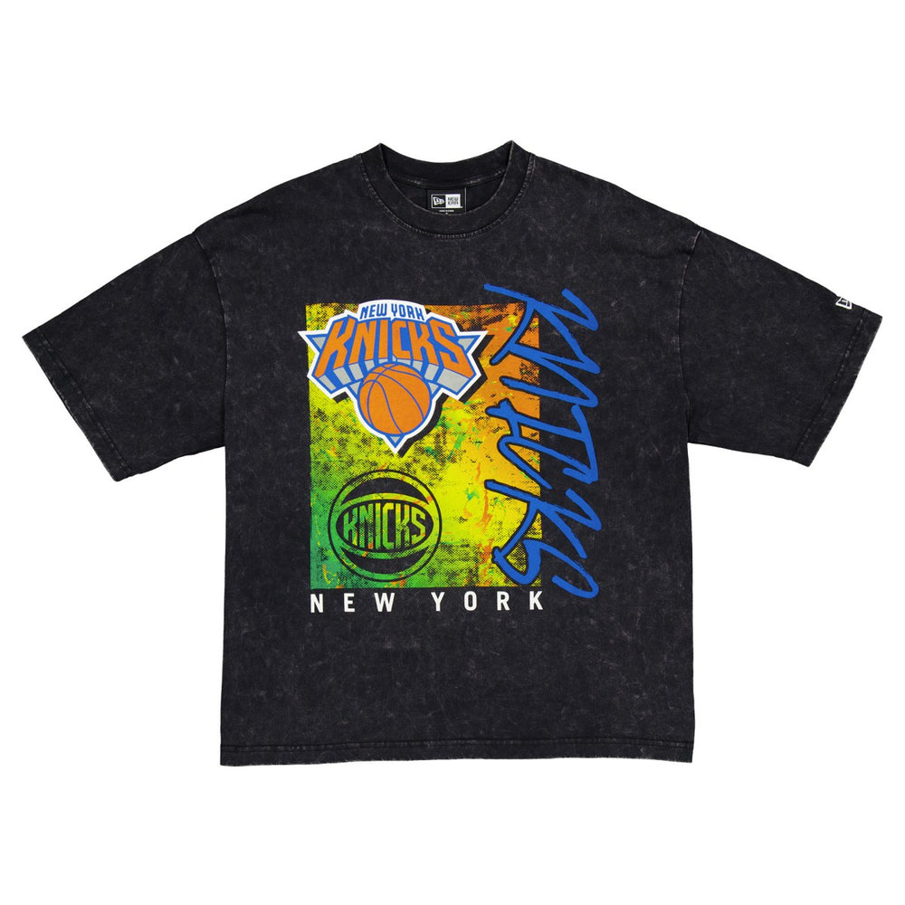 Black New York Knicks Sport Classics Enzyme Washed T-Shirt | NBA