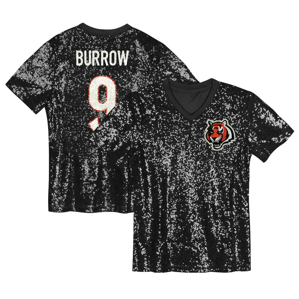 Cincinnati Bengals Joe Burrow  Women's Player Name & Number V-Neck Fashion Jersey | NFL On sale