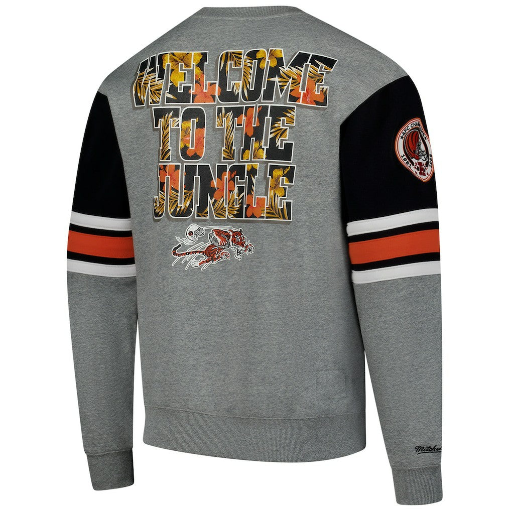 Cincinnati Bengals All Over 4.0 Vintage Logo Pullover Sweatshirt | NFL Outlet