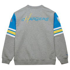 Los Angeles Chargers All Over 4.0 Vintage Logo Pullover Sweatshirt | NFL On sale