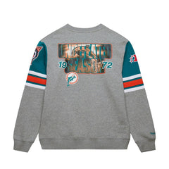 Miami Dolphins All Over 4.0 Vintage Logo Pullover Sweatshirt | NFL Sale