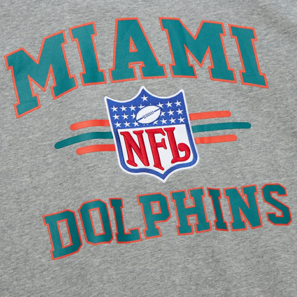 Miami Dolphins All Over 4.0 Vintage Logo Pullover Sweatshirt | NFL Sale
