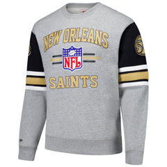 New Orleans Saints All Over 4.0 Vintage Logo Pullover Sweatshirt | NFL Online