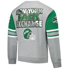 New York Jets All Over 4.0 Vintage Logo Pullover Sweatshirt | NFL Sale