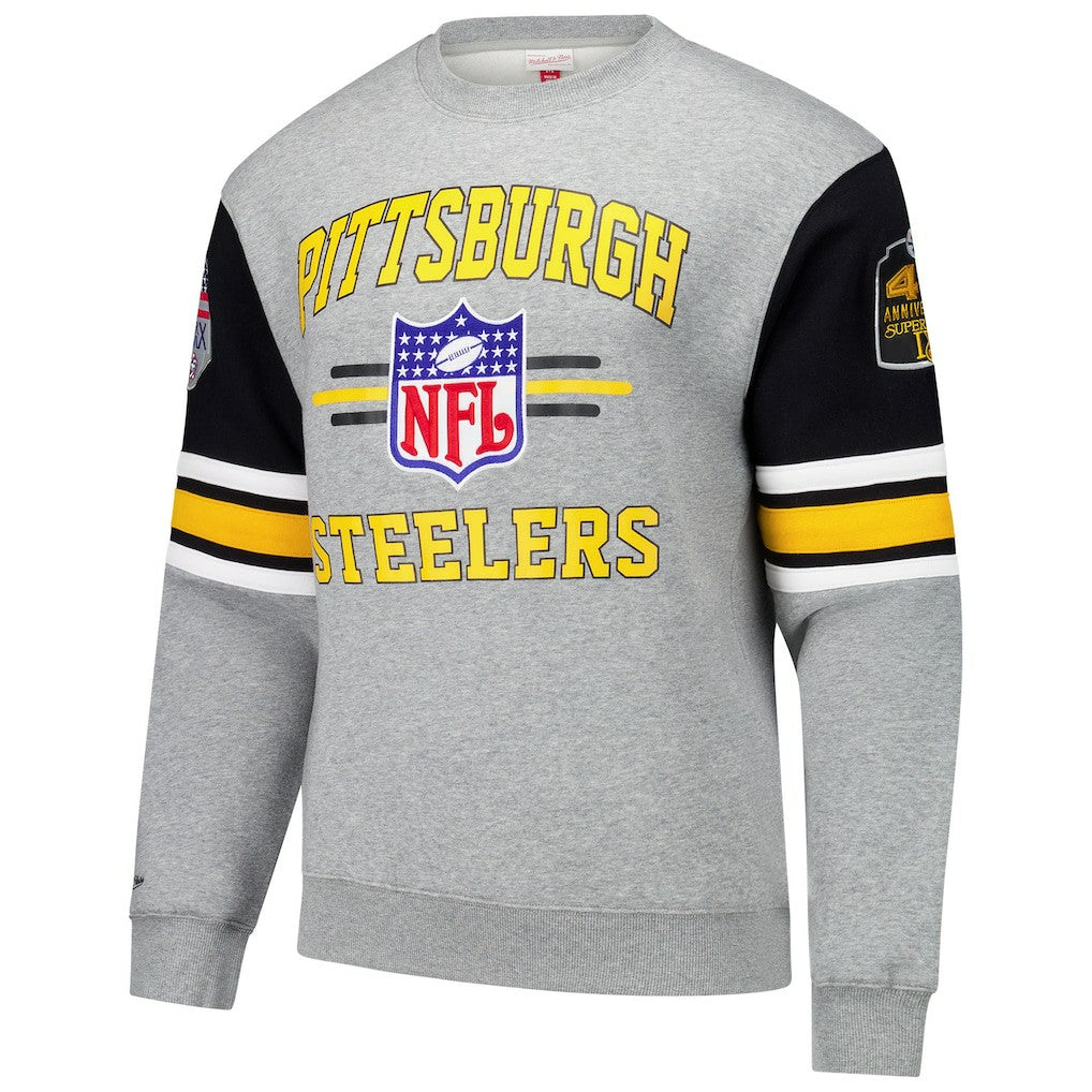 Pittsburgh Steelers All Over 4.0 Vintage Logo Pullover Sweatshirt | NFL Near me