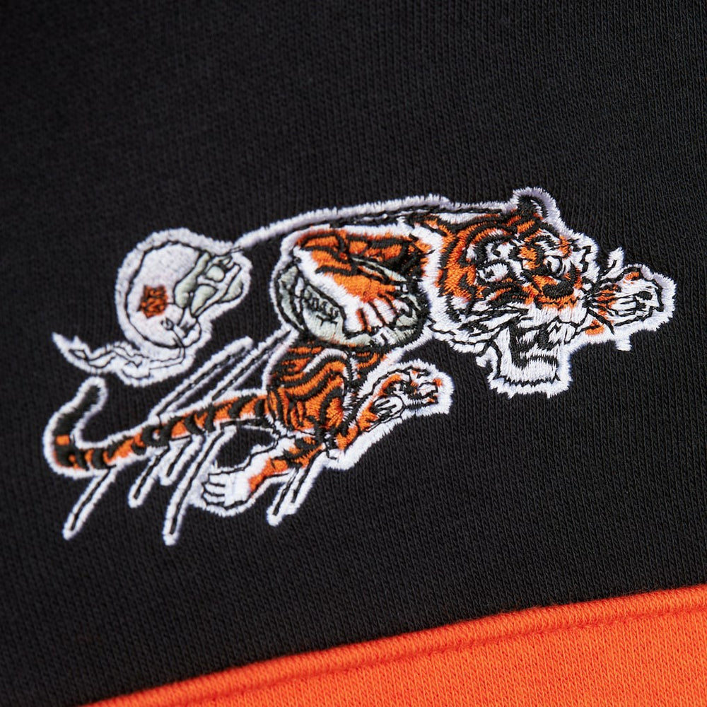 Cincinnati Bengals Vintage Logo Head Coach Fleece Pullover Hoodie | NFL Hot