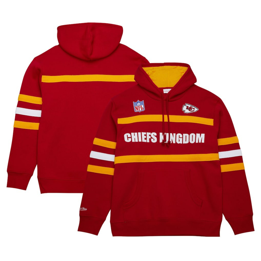 Kansas City Chiefs Vintage Logo Head Coach Fleece Pullover Hoodie | NFL US
