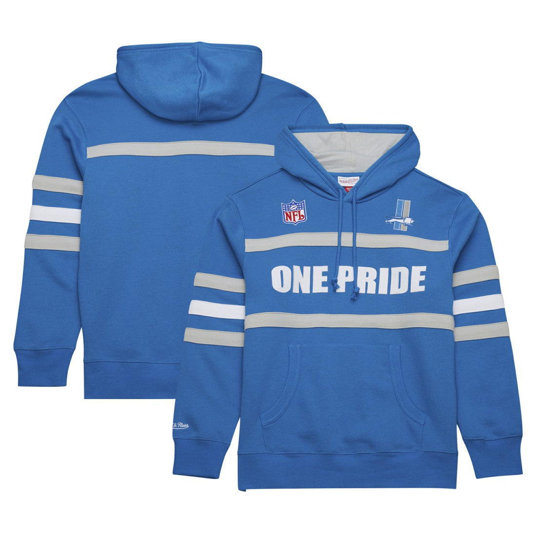 Detroit Lions Vintage Logo Head Coach Fleece Pullover Hoodie | NFL Sale