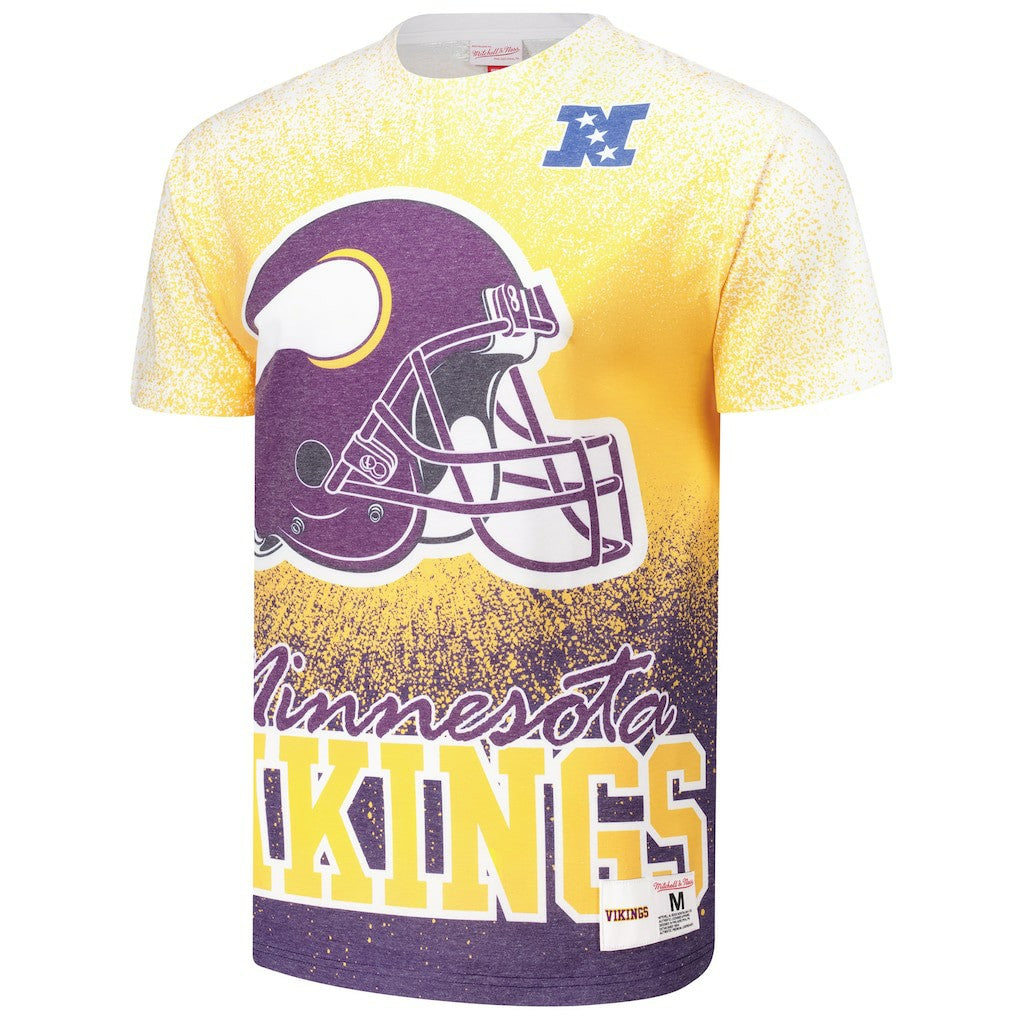Minnesota Vikings Team Burst Vintage Logo T-Shirt | NFL Discount