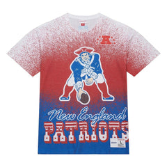 New England Patriots Team Burst Vintage Logo T-Shirt | NFL Outlet