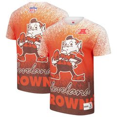 Cleveland Browns Team Burst Vintage Logo T-Shirt | NFL New