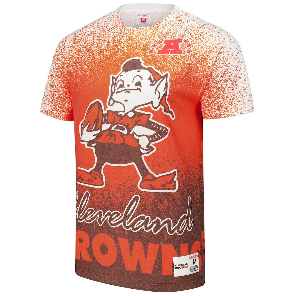 Cleveland Browns Team Burst Vintage Logo T-Shirt | NFL New