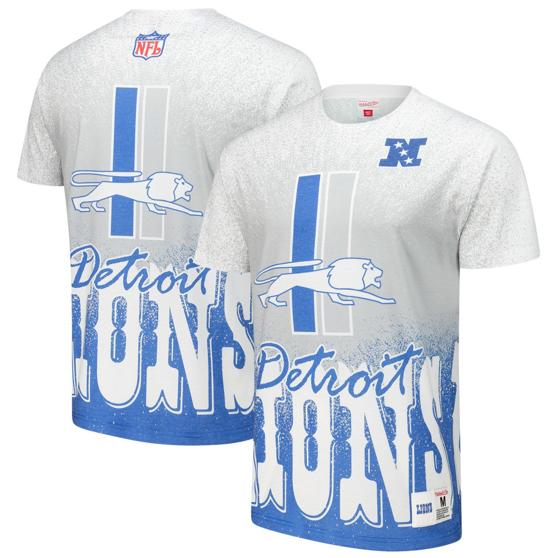 Detroit Lions Team Burst Vintage Logo T-Shirt | NFL Hot