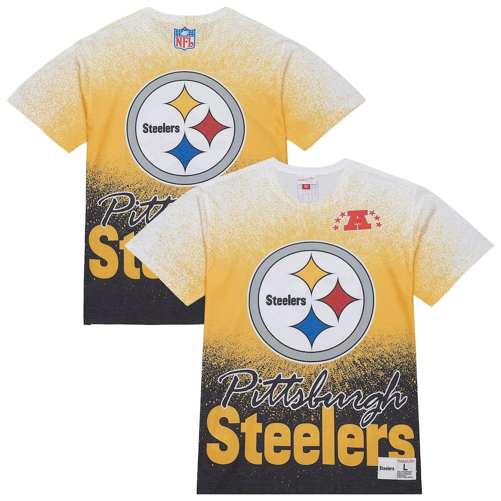 Pittsburgh Steelers Team Burst Vintage Logo T-Shirt | NFL Near me