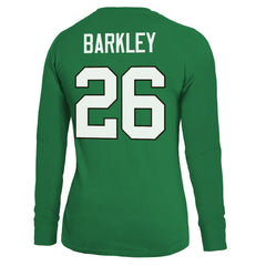 Philadelphia Eagles Saquon Barkley  Majestic Threads Women's Name & Number Long Sleeve T-Shirt | NFL Outlet