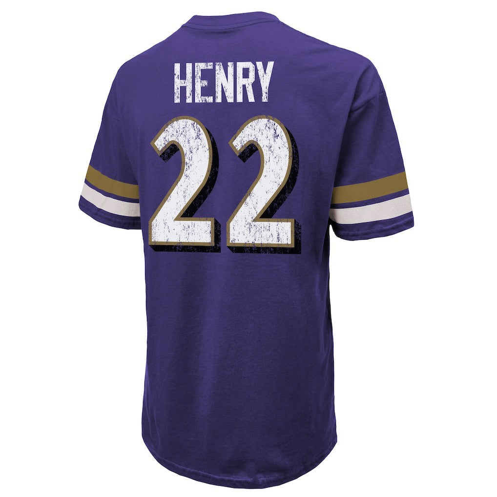 Baltimore Ravens Derrick Henry  Majestic Threads Name & Number Oversized T-Shirt | NFL US