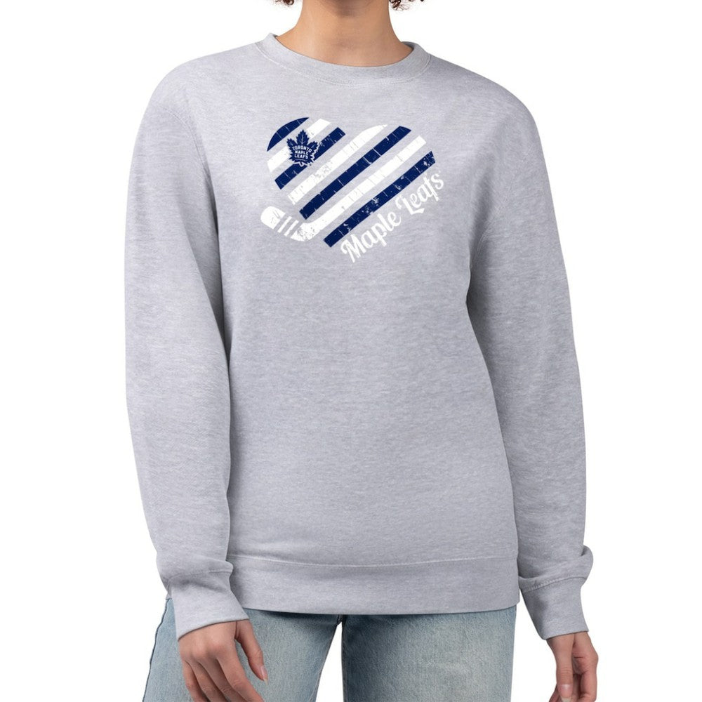 Toronto Maple Leafs G-III 4Her by Carl Banks Women's Heart Graphic Pullover Sweatshirt -  NHL Sweatshirts