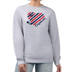 Washington Capitals G-III 4Her by Carl Banks Women's Heart Graphic Pullover Sweatshirt -  NHL Sweatshirts