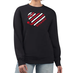New Jersey Devils G-III 4Her by Carl Banks Women's Heart Graphic Pullover Sweatshirt -  NHL Sweatshirts